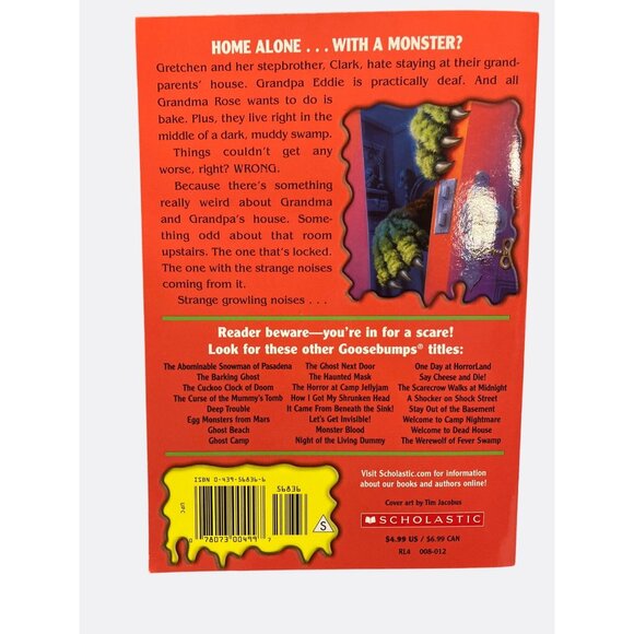 Goosebumps "How To Kill A Monster" By R.L. Stine Scholastic Inc. Paperback Book - Picture 9 of 9
